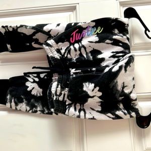 Justice sweats size 10 girl some wear no holes